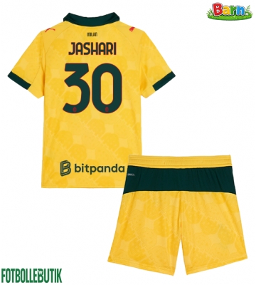 AC Milan Ardon Jashari #30 Tredjeställ Barn 2025-26 Kortärmad (+ Korta byxor)